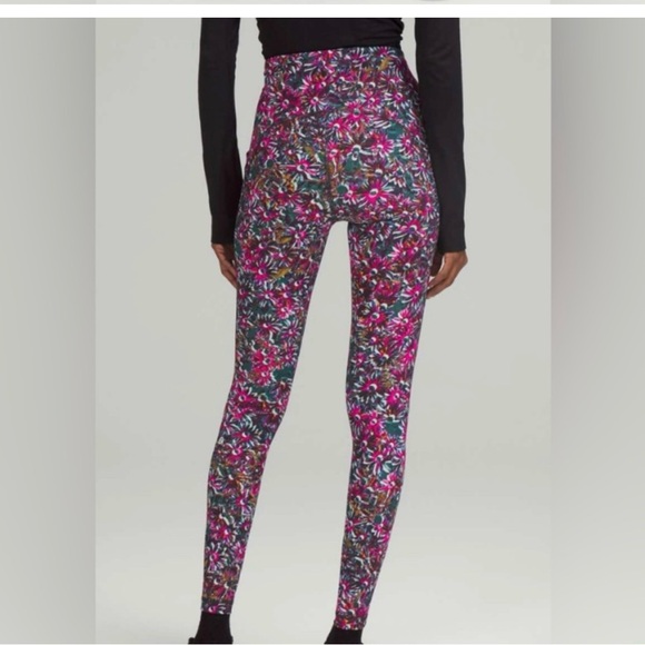 Lululemon" Swift Speed High Rise Tight 28" Floral Electric Multi - Picture 3 of 16